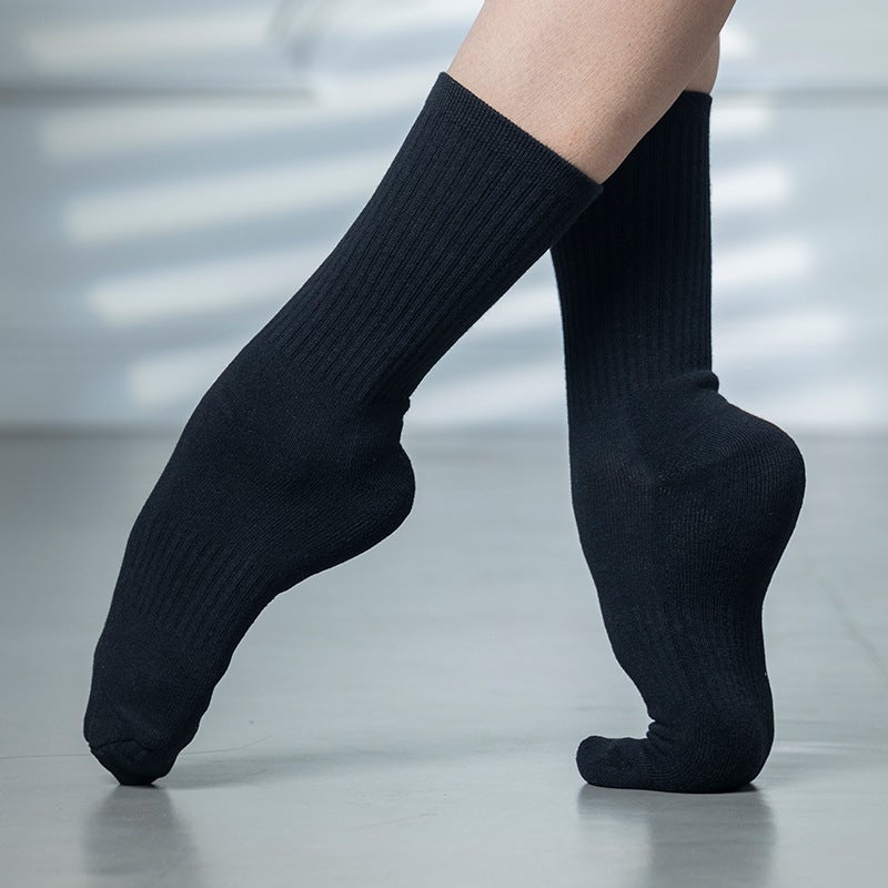 Trainbo Modern Dance Socks Dance Classical Dance Non-Slip Practice Socks Cotton Long Tube Men'S And Women'S Thickened Ballet Socks - Image 5