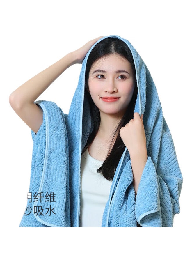 Grace Jieliya A-Class Bath Towel, Absorbent And Quick-Drying, Adult Large Bath Towel, Unisex, 70*140Cm, Sky Blue - Image 3