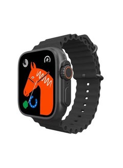 X8 Ultra Smart Watch for Men Series 8 NFC Always-on Display Wireless Charging Body Temperature Calculator Smartwatch Black