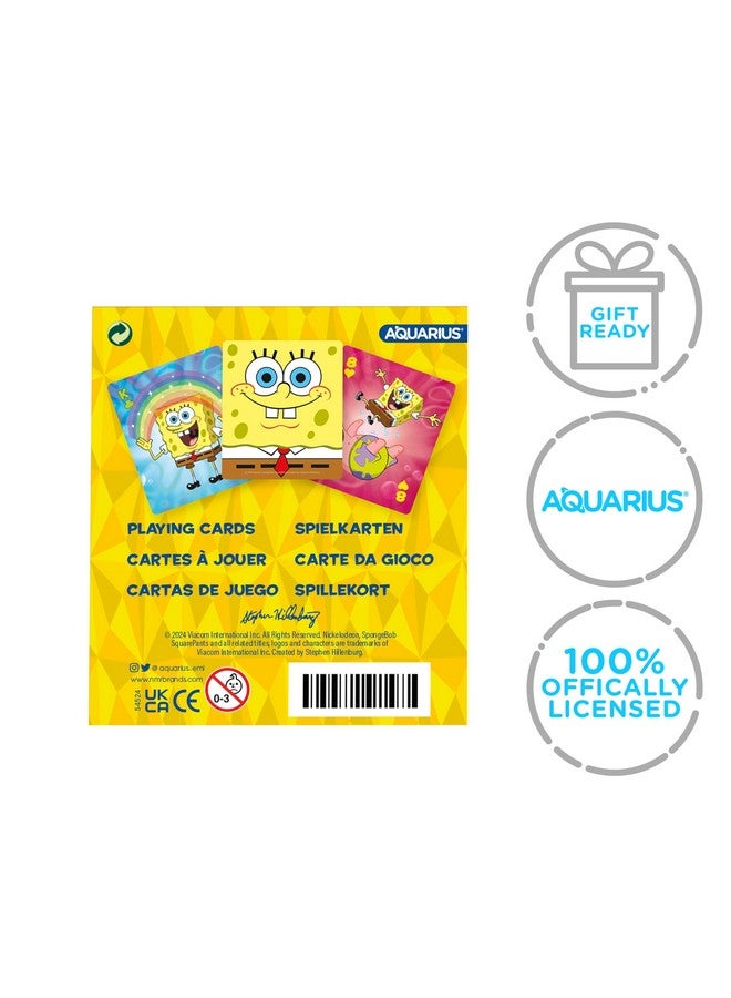 AQUARIUS Spongebob Premium Playing Cards - Spongebob Themed Deck of Cards for Your Favorite Card Games - Officially Licensed Spongebob Merchandise & Collectibles - Image 2