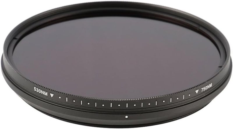 Hersmay 77mm Infrared Filter, Six-in-One Adjustable Infrared IR Pass X-Ray 530nm to 750nm Screw-in Filter for Canon/Nikon/Sony/Panasonic Fuji DSLR Camera - Image 2