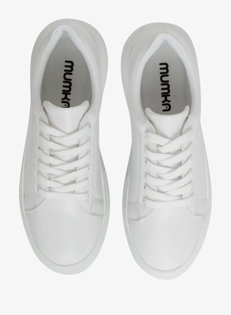 Mumka White Sneakers - Image 3