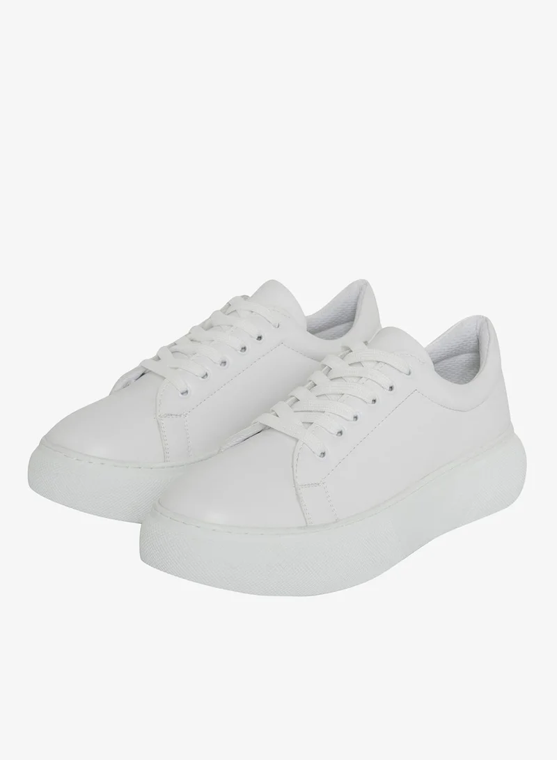Mumka White White Sneakers for Women | Best Price UAE