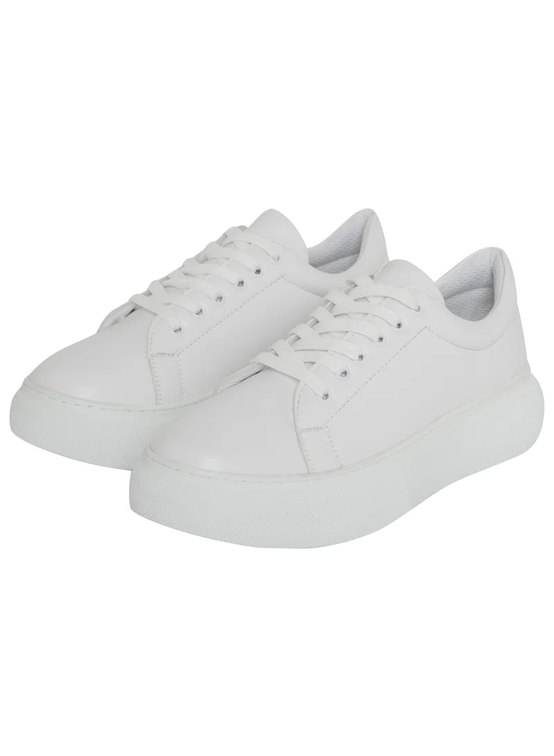 Mumka White White Sneakers for Women | Best Price UAE