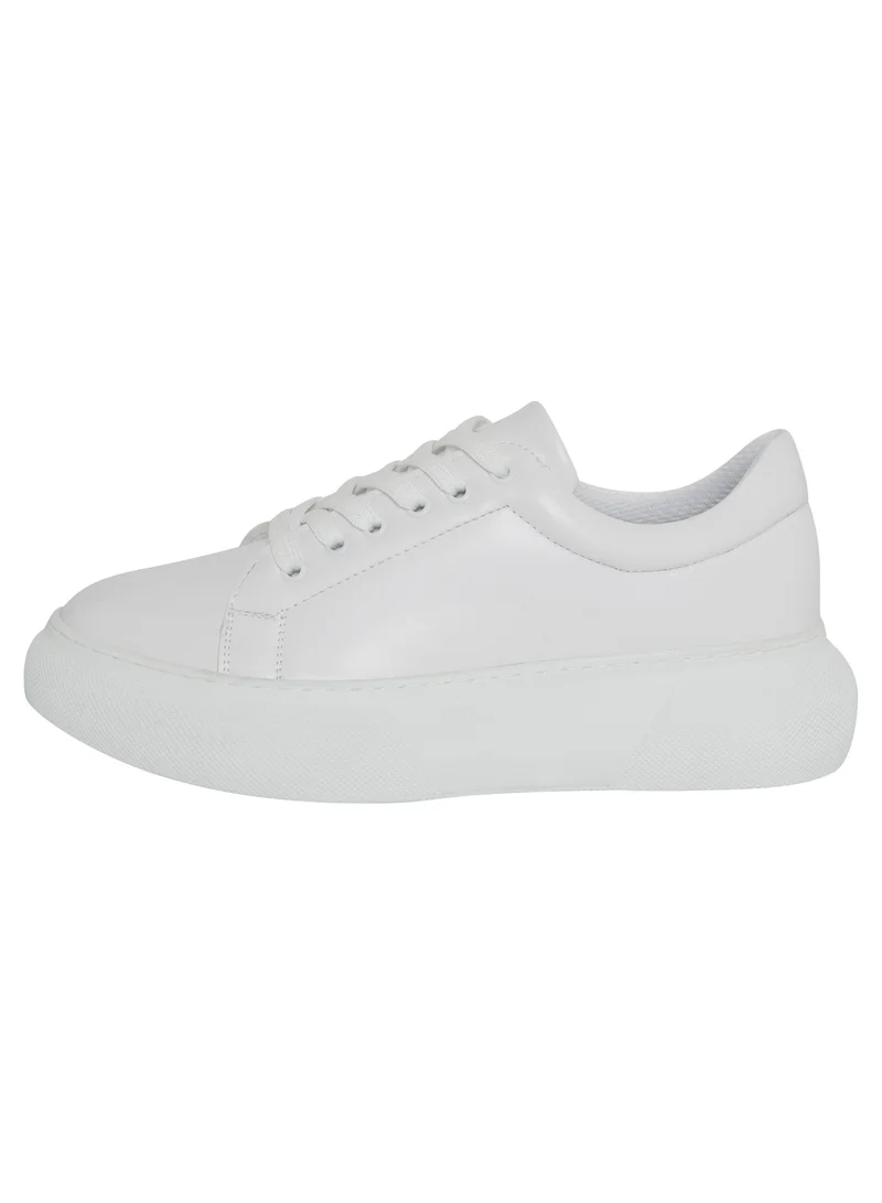 Mumka White White Sneakers for Women | Best Price UAE