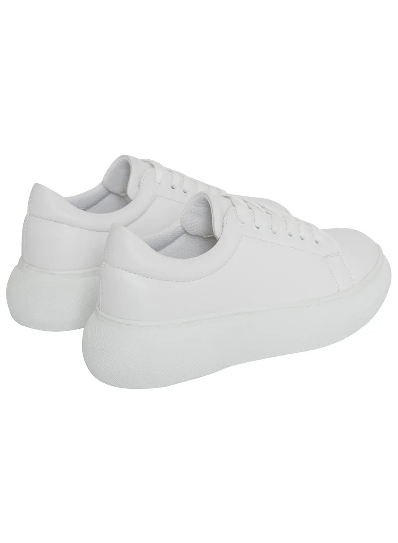Mumka White White Sneakers for Women | Best Price UAE
