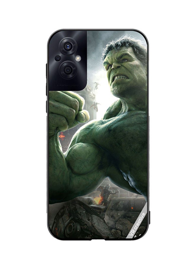 VR CREATIVE Protective Case Cover For Oppo Reno8 Z Hulk Design Multicolour - Image 1