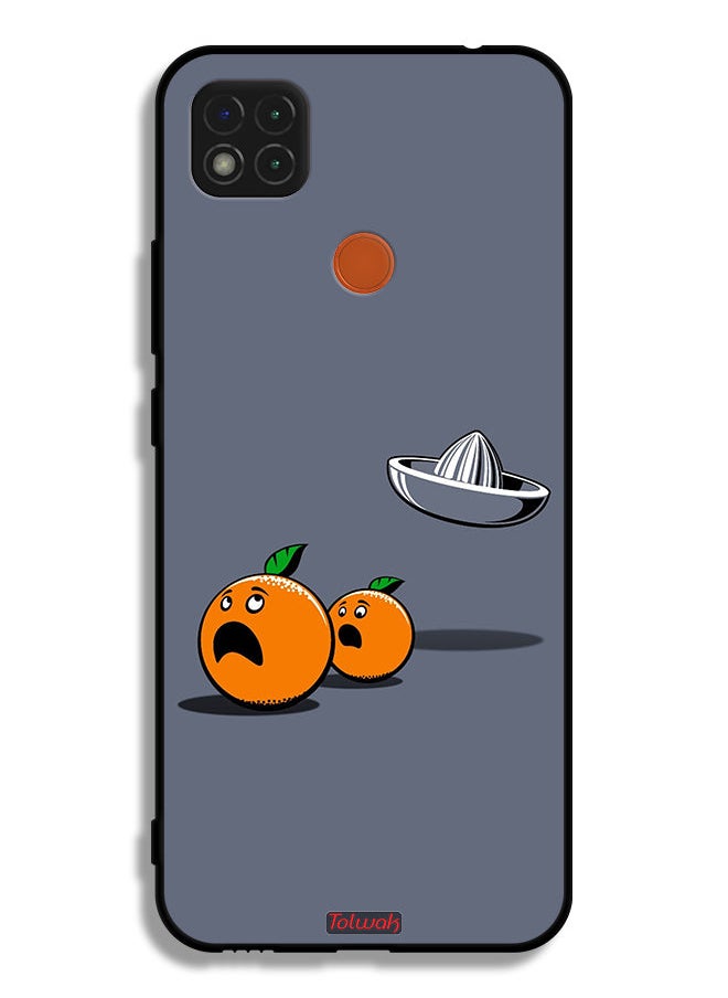 Tolwak Xiaomi Redmi 9C Protective Case Cover Minimalism Digital Art Humor  - Image 2