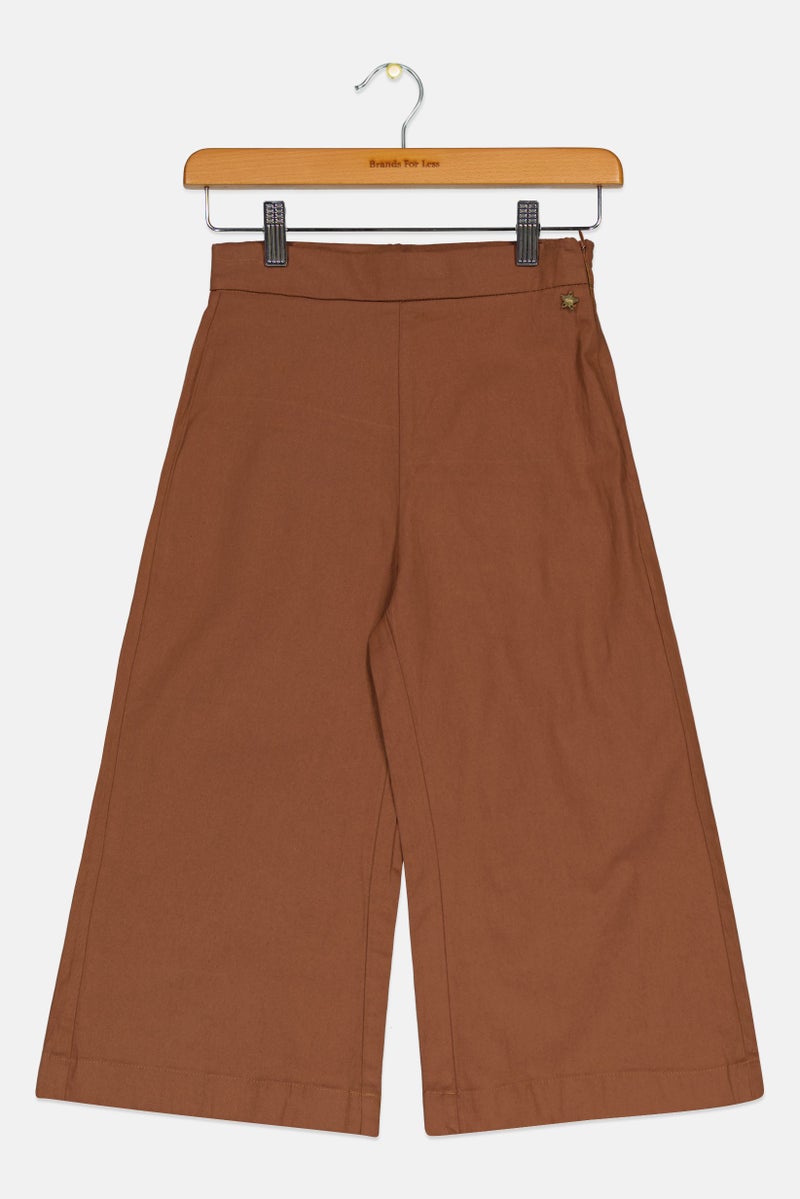 Overkids سروال عادي للفتيات، بني - Image 1
