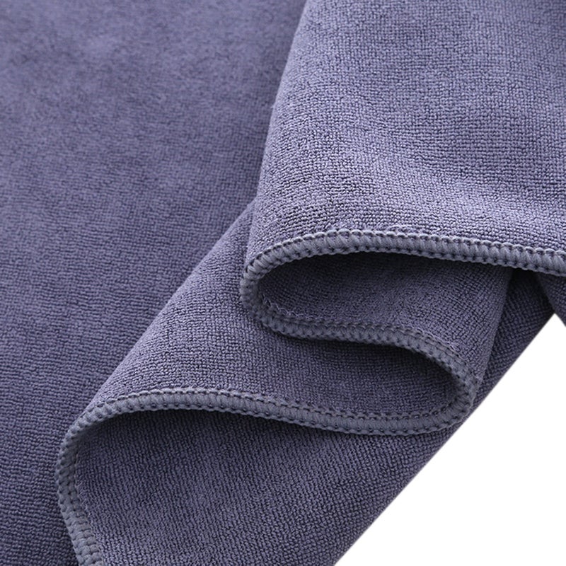 Car Cleaning Towel: Grey, Cleans As It Dries, Safe On All Surfaces - Lint & Streak-Free, Portable Drying Towel for Car Washing, Kitchen Cleaning - Image 4