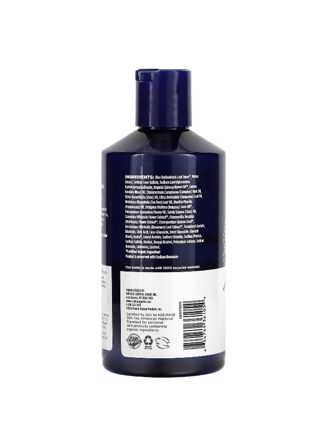 Avalon Organics Avalon Organics, Therapy, Scalp Normalizing Shampoo, Tea Tree Mint, 14 fl oz (414 ml)  - Image 2