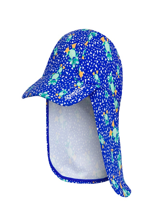speedo Kids' Corey Croc Sun Protection Hat (Baby and Toddler) Blue  - Image 2