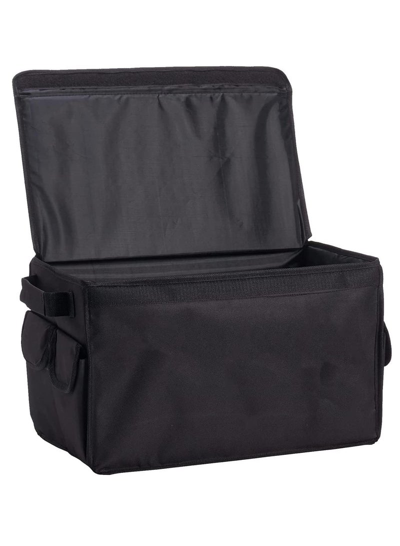 SUPERDRIVE Hyundai Car Trunk Organizer with SUPERDRIVE Design – Multi-Purpose Storage Box – Black - Image 4