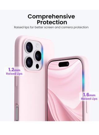 جراب iPhone 16 Pro Max من السيليكون السائل الناعم لهاتف iPhone 16 Pro Max غطاء مضاد للخدش ومقاوم للصدمات من مادة TPU لهاتف Apple iPhone 16 Pro Max 6.9 بوصة - view 4