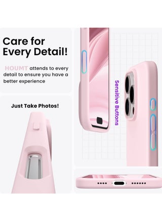 جراب iPhone 16 Pro Max من السيليكون السائل الناعم لهاتف iPhone 16 Pro Max غطاء مضاد للخدش ومقاوم للصدمات من مادة TPU لهاتف Apple iPhone 16 Pro Max 6.9 بوصة - view 5