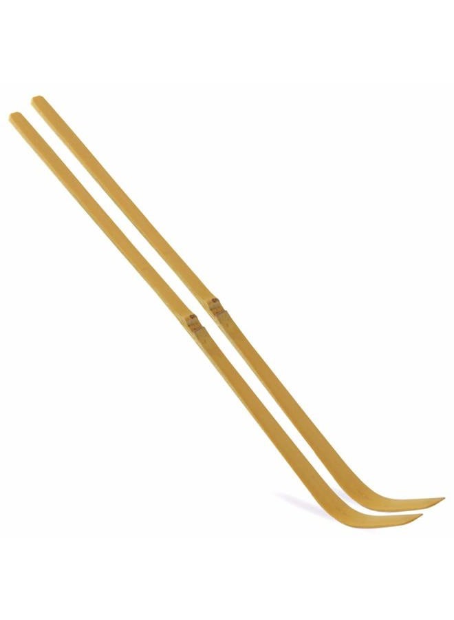 HelloBio Japanese Chashaku | 2 pcs x Bamboo Matcha Scoop for measuring Matcha green tea powder | Spoon for traditional tea ceremony - Image 1