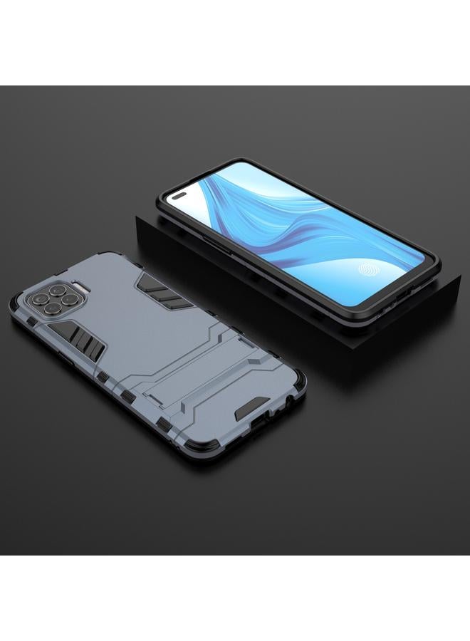 اس-توب جراب لهاتف OPPO F17 Pro مصنوع من مادة PC + TPU مقاوم للصدمات مع حامل - Image 2