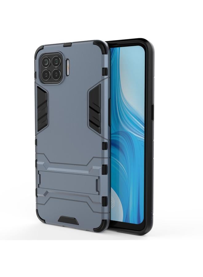 اس-توب جراب لهاتف OPPO F17 Pro مصنوع من مادة PC + TPU مقاوم للصدمات مع حامل - Image 1