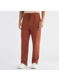 FAV Textured Pants with Drawstring Closure and Pockets  - Image 1