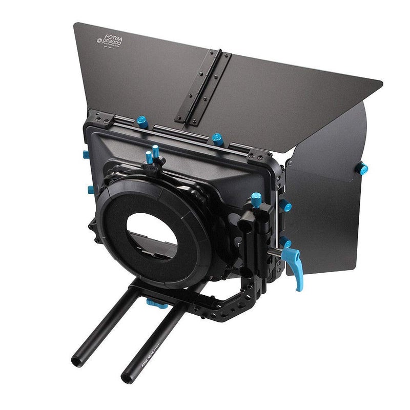 Fotga DP3000 M3 4x4 Swing-Away Matte Box for 15mm Rail Follow Focus Rig DSLR Mirrorless Camera EOS R EOS-1D X 5D 5DS 6D 7D II III IV R50 R8 R10 Z6 Z7 Z8 D5 D850 Sony A7 A7R A7S II III IV A7IV BMPCC 4K - Image 1