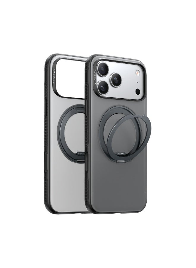 iPhone 17 Pro Max Case Ostand R Fitness Series (2025), 360° Magnetic Stand Case, MagSafe Compatible, Camera Control Button, Military Grade Protection, Slim Ostand O3 Design – black - Image 2