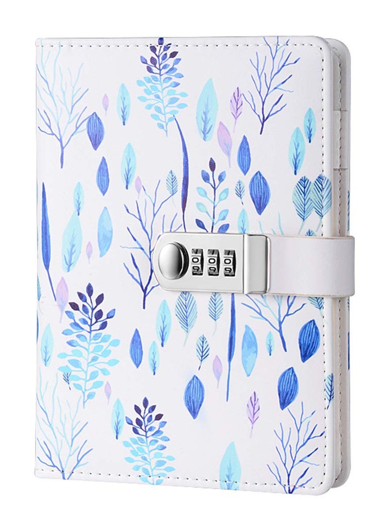 Captaintech Cute A5 Password-Locked Journal Diary - Creative Digital Notepad with Lock for Students, Perfect for Writing Notes and Personal Reflections, Ideal Gift for Girls and Stationery Lovers. - Image 1