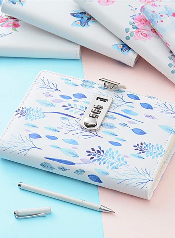 Captaintech Cute A5 Password-Locked Journal Diary - Creative Digital Notepad with Lock for Students, Perfect for Writing Notes and Personal Reflections, Ideal Gift for Girls and Stationery Lovers. - Image 4