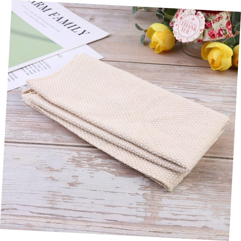 NUOBESTY 3pcs Embroidery Fabrics Kit for Women Sealed Edges Cloth for Handcrafts for Creative Stitching Projects - Image 5