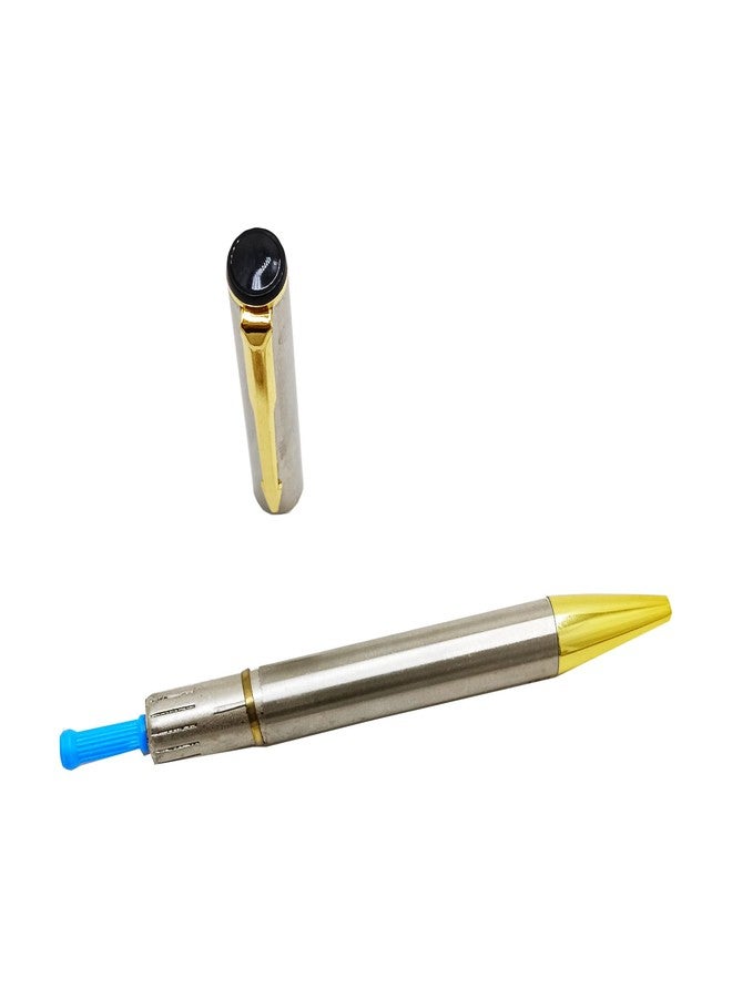 auteur Executive Series 801 Steel Ball Pen Metal Body With Gold Plated Trims Best Student Gift Pen For Men & Women Professional Executive Office, Nice Pens (Blue Ink) - Image 4