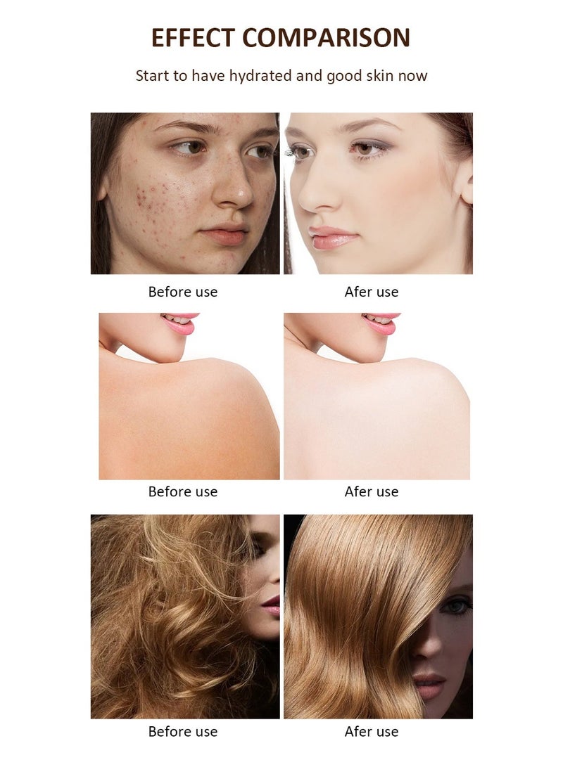 MOOYAM Coconut Oil, Brightening Moisturizing Emollient, 100% Natural Pure Moisturizing Oil with Natural Olive Extract for Hair Skin and Body All Skin Types 100ml - Image 3