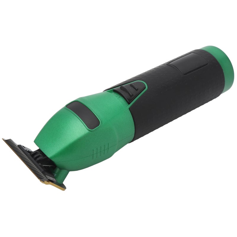 Electric Hair Clipper for Men Cordless Rechargeable LED Display Hair Cutting Trimmer with 4 Guide Comb Green Black - Image 5