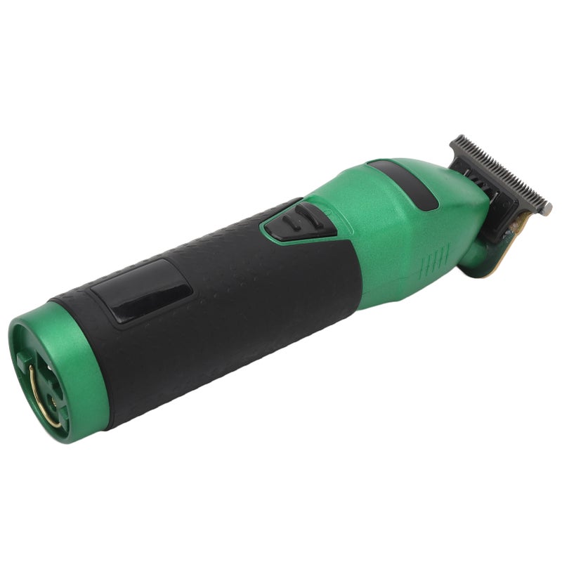 Electric Hair Clipper for Men Cordless Rechargeable LED Display Hair Cutting Trimmer with 4 Guide Comb Green Black - Image 3