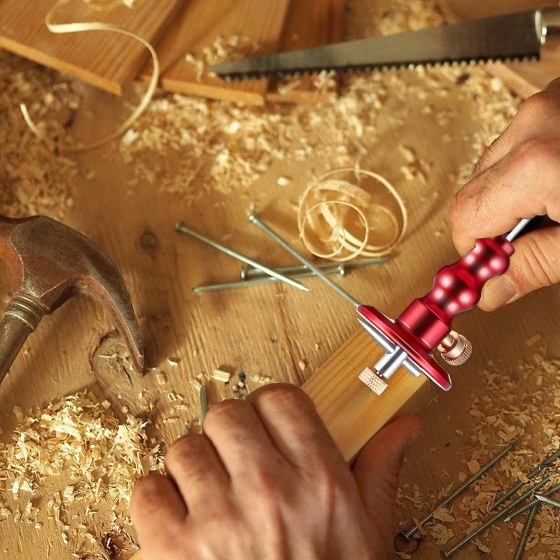 Stainless Steel Woodworking Marking Gauge With Wheel And Pin Head For Precision Layout - Image 5