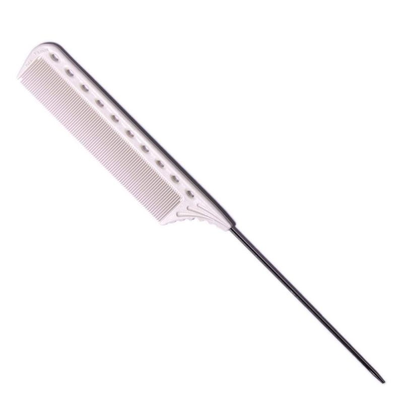 YS Park Comb 122 Extra Long Tail - White