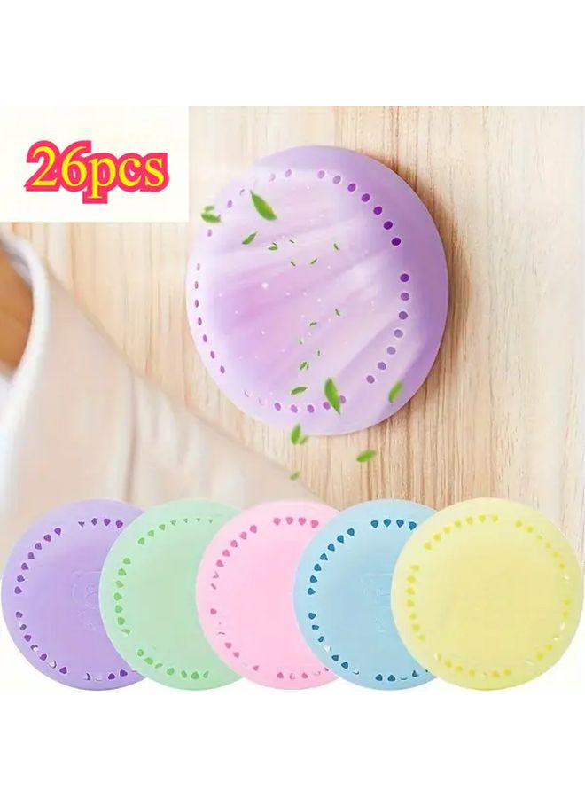 24 Scented Tablets 2 Boxes Rose Cherry Blossom Air Freshener Long Lasting Deodorizing For Home Car Bathroom Wardrobe - Image 3