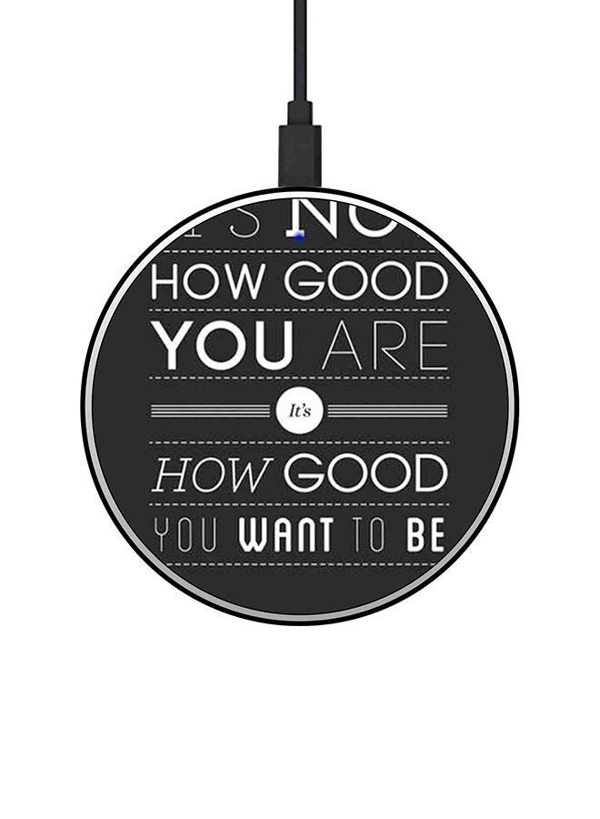 نيبمينينت شاحن لاسلكي سريع بقدرة 15 وات رفيع للغاية. متعدد الألوان