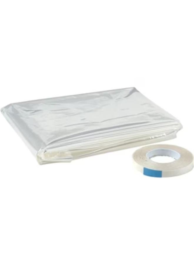 M-D Building Products Polar Block Patio/XL Window Insulation Kit Clear 84 x 110inch 4283 - Image 2