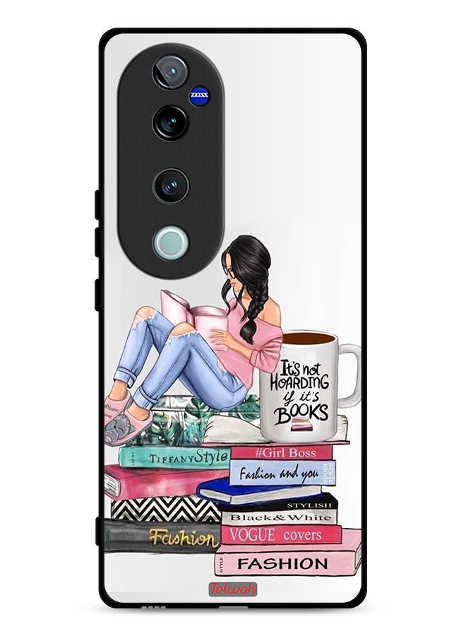Tolwak Vivo S19 Pro 5G Protective Case Cover Girl And Fashion Books Art - Image 1