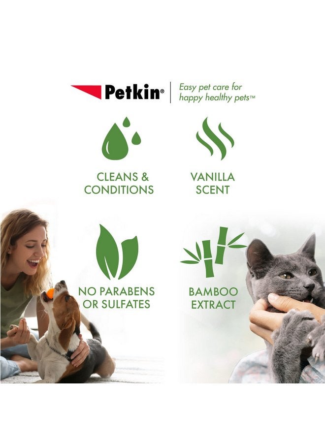 بيتكين مناديل Petkin Mega PetWipes، 200 منديل - مناديل من الخيزران للحيوانات الأليفة للكلاب والقطط - للوجه والكفوف والأذنين والجسم ومنطقة العين - مناديل تنظيف الكلاب فائقة الراحة، مثالية للمنزل أو السفر - سهلة الاستخدام - Image 3