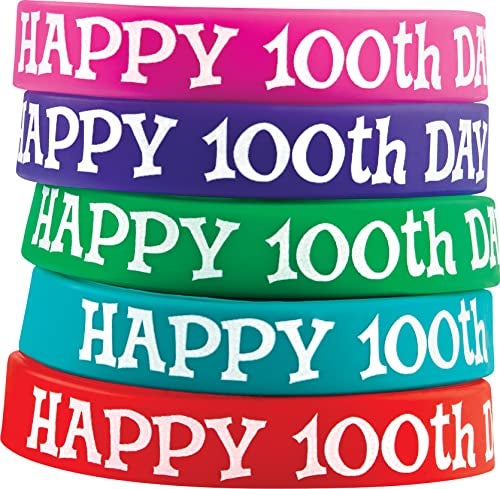 Teacher Created Resources Happy 100Th Day Wristband Pack, of 10 - Image 4