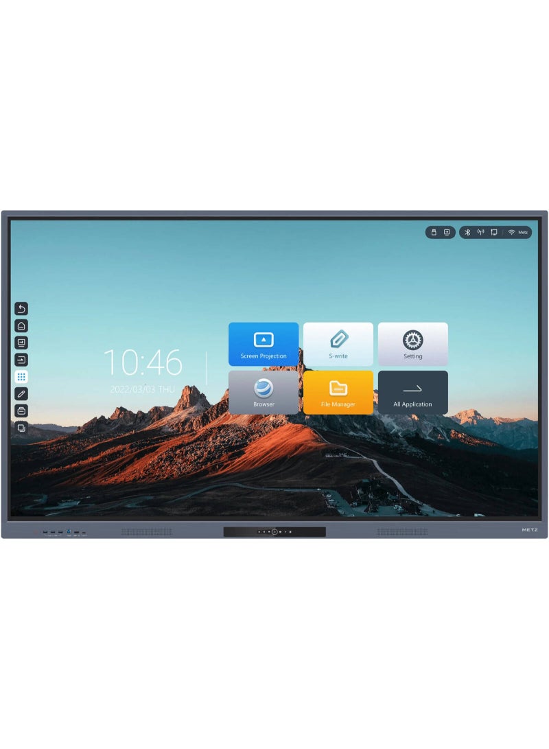 Skyworth METZ 65KD1 K Series 65” Interactive Display, 4K UHD, 60Hz, 8ms Response, Smart Touch Screen for Education & Meetings - Image 1