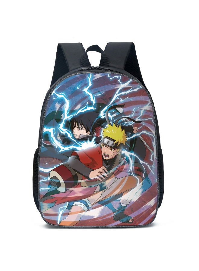 ناروتو الكرتون أنيمي على ظهره الحقائب المدرسية للمراهقين وطلاب المدارس الابتدائية الرجال والنساء الترفيه الرياضة الظهر - Image 1