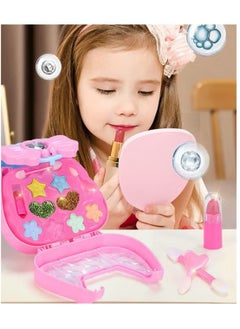 SQNCHN Charming Kids' Beauty and Makeup Play Set with Cute Handbag - Perfect Gift for Girls  - Image 3