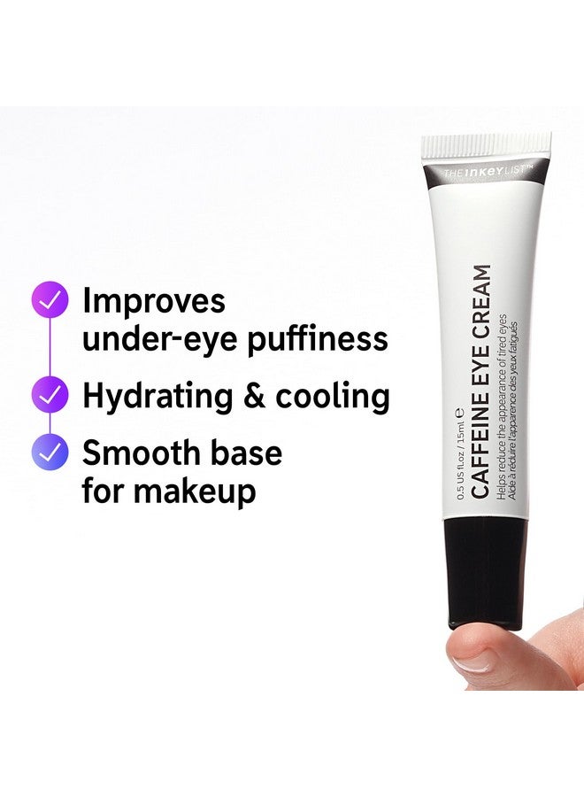 The Inkey List Caffeine Eye Cream 0.5 oz Travel Size - Image 4