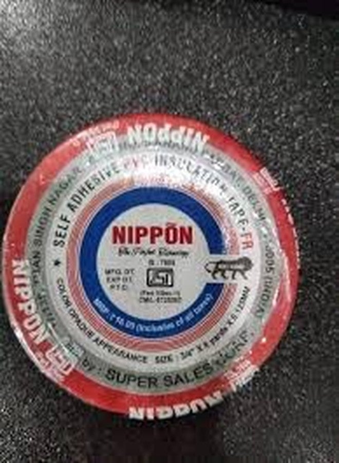 NIPPON PVC Electrical Tape – Flame Retardant, Strong Insulation for Wiring, Electrical Repairs, and DIY Projects! MultiColor Pack of 30 - Image 3