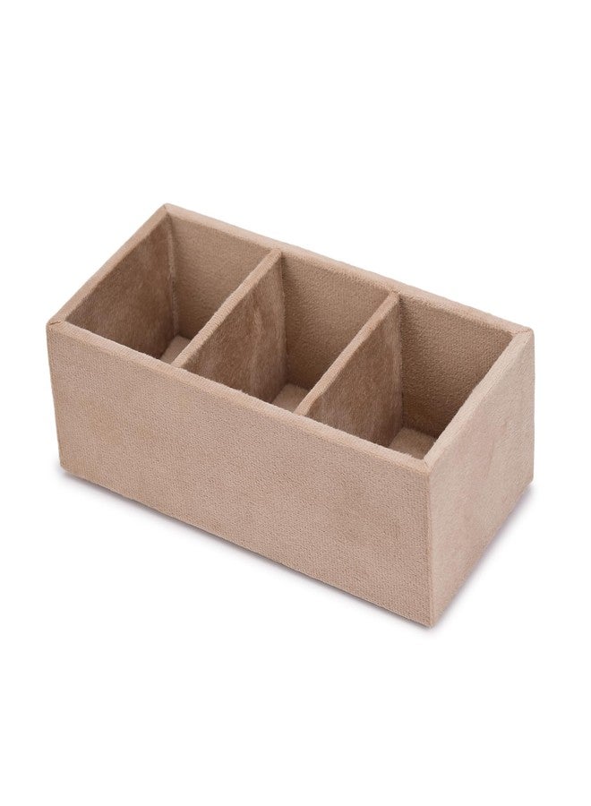 Azyeea - Bangle Storage Box in 3 slots Chudi kada & Bracelets holder Box for Bridal,–Durable & Elegant Bangle Holder for women/removal & adjustable slots in this box (8X3.8X2.3 Inch) /Cream/ - Image 2