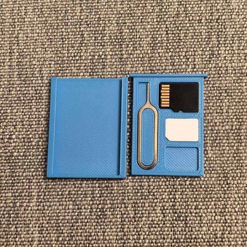 Green SIM Card Holder With Ejector Tool Shockproof Dustproof Storage One Piece - Image 4
