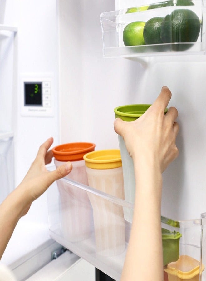 Slushie Maker Cup,Magic Quick Frozen Smoothies Cup, Cooling Cup, Double Layer Squeeze Slushy Maker Cup, Homemade Milk Shake Ice Cream Maker - Image 5