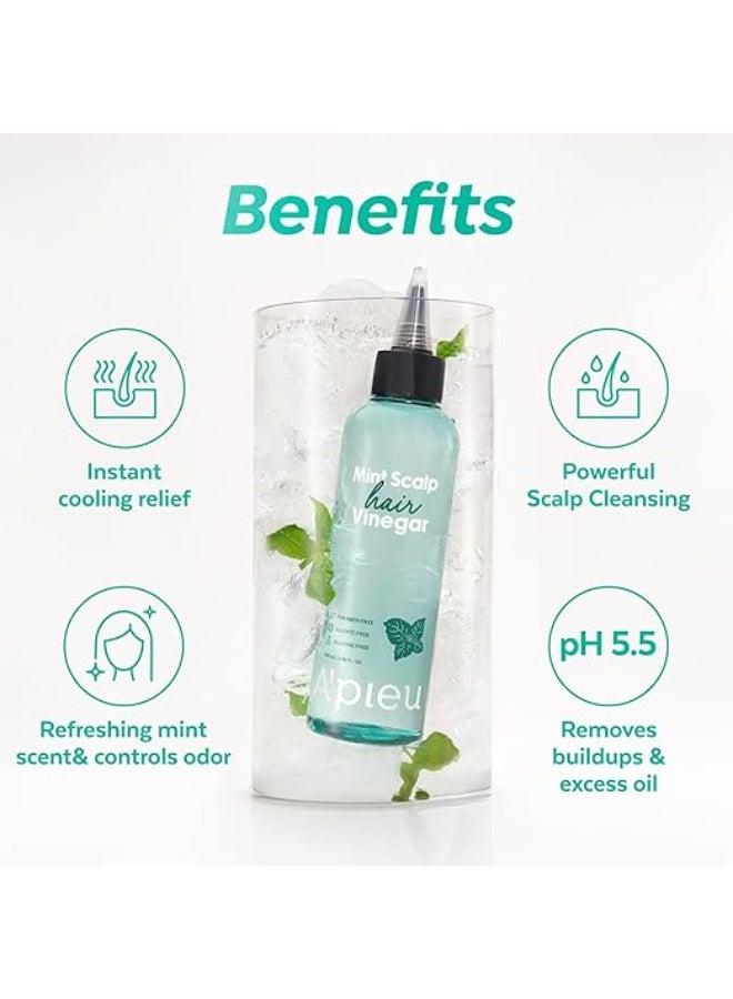 A'PIEU - Mint Scalp Hair Vinegar 200ml - Image 2