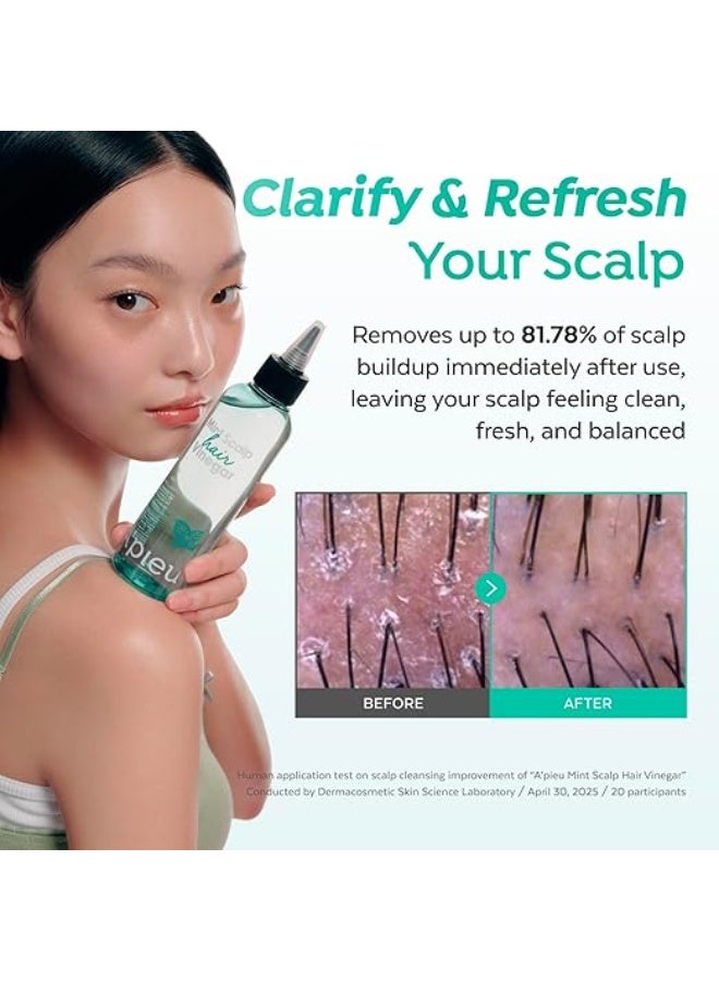 A'PIEU - Mint Scalp Hair Vinegar 200ml - Image 3